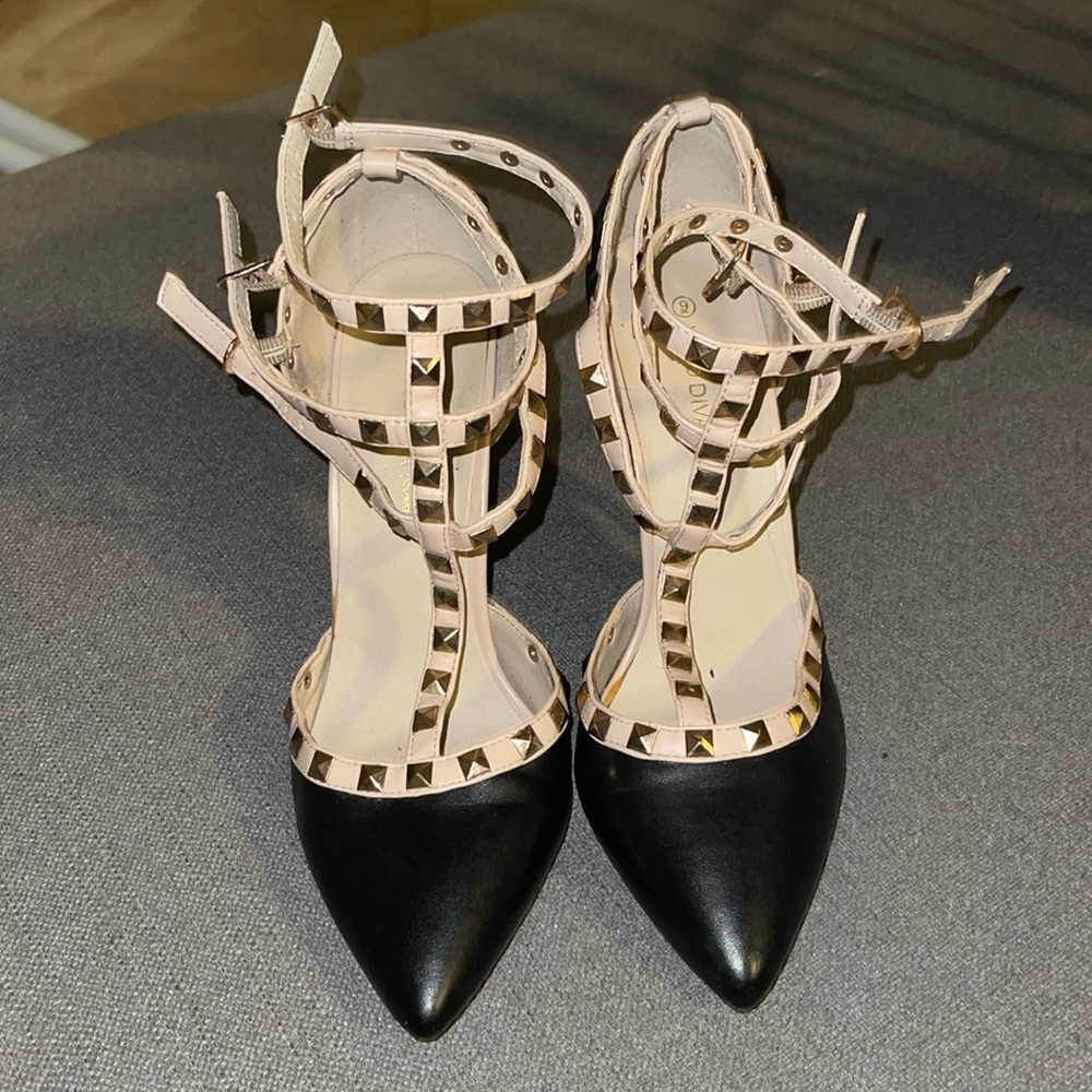 Studied high heels